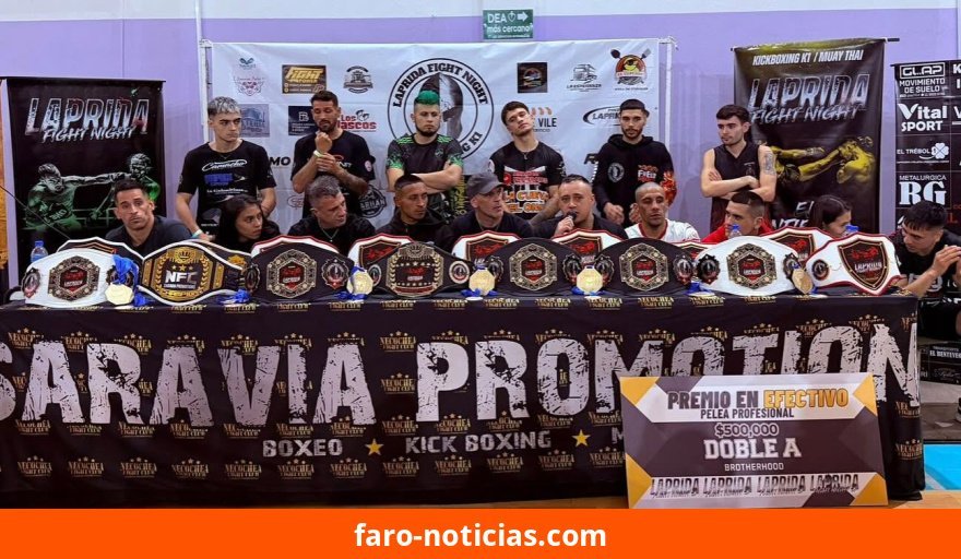 Necochea Fight Club celebra su décima edición con 240 competidores y un título internacional de la WKN