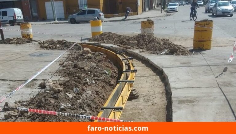 Avanzan los trabajos de hormigón en la intersección 61 y 42 y se programan mejoras en la zona