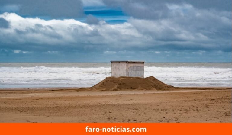 Necochea y Quequén enfrentarán un sábado frío con máxima de 8°C, chaparrones y viento fuerte