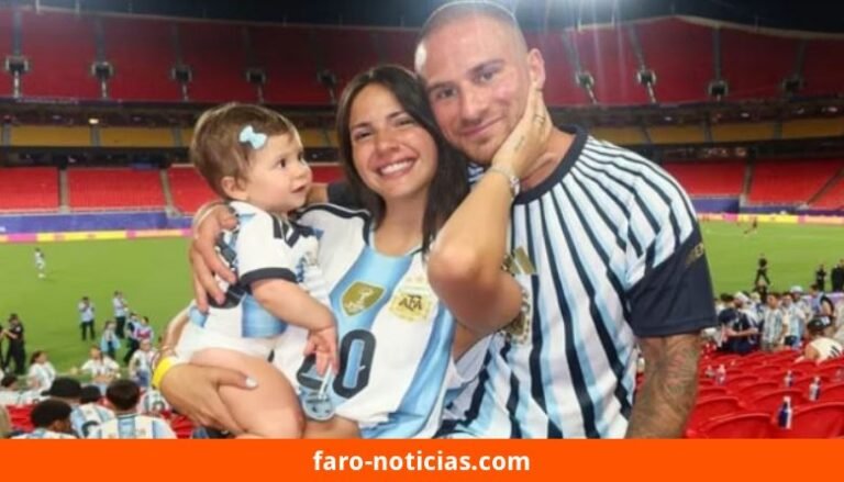 Ailén Cova comparte foto inédita del primer cumpleaños de su hija Alaia junto a Alexis Mac Allister
