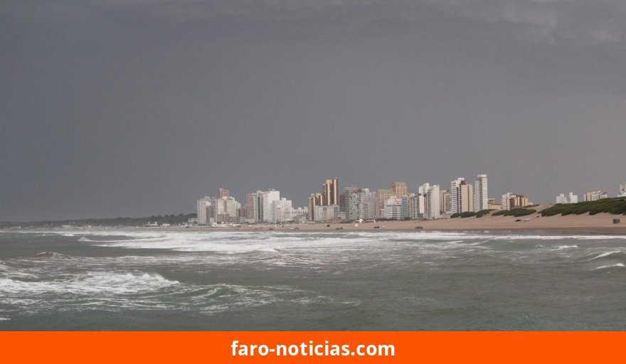 Martes lluvioso en Necochea y Quequén: 100% de probabilidad y ráfagas de 50 km/h
