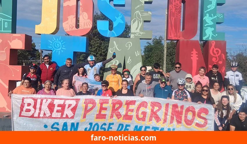 Fernando Dufau llega a Metán tras recorrer 1.860 kilómetros en bicicleta