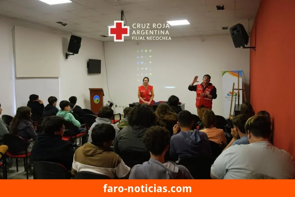 Cruz Roja Necochea celebra 42 años con jornada de capacitación en San Cayetano