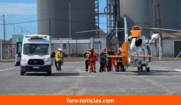 Simulacro de rescate marítimo en Puerto Quequén: evacuación y atención a hipotermia