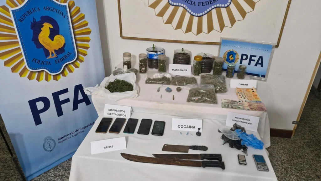 Desarticulan punto de venta de drogas a metros de un centro de rehabilitación en Necochea