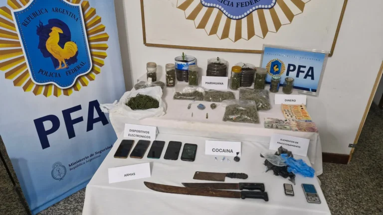 Desarticulan punto de venta de drogas a metros de un centro de rehabilitación en Necochea