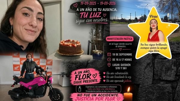 Manifestación en Quequén para exigir justicia por la muerte de Florencia Evelyn Spada