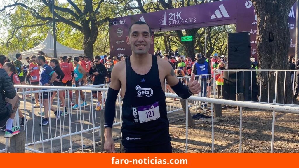Federico Santibáñez se prepara para la Maratón de Buenos Aires 2024 representando a Necochea