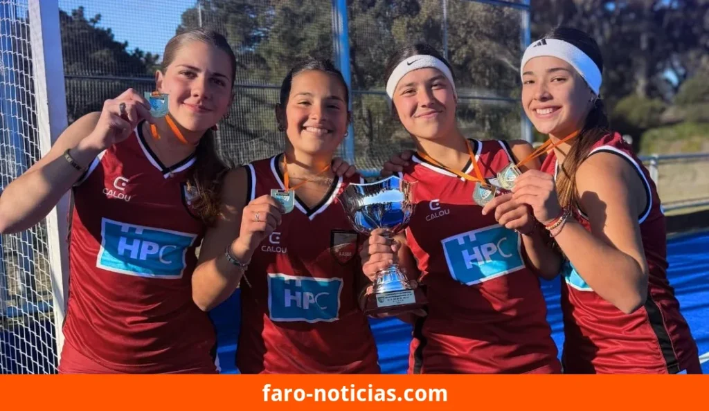 Club Del Valle: cuatro necochenses coronan el Campeonato Argentino B de Hockey Sub-16