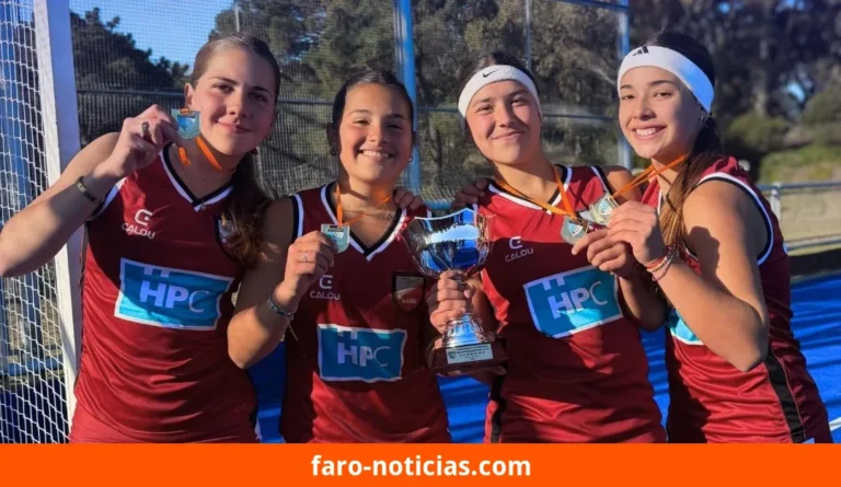 Club Del Valle: cuatro necochenses coronan el Campeonato Argentino B de Hockey Sub-16