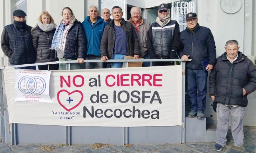 ASUBA convoca a concentración pacífica ante IOSFA en Necochea