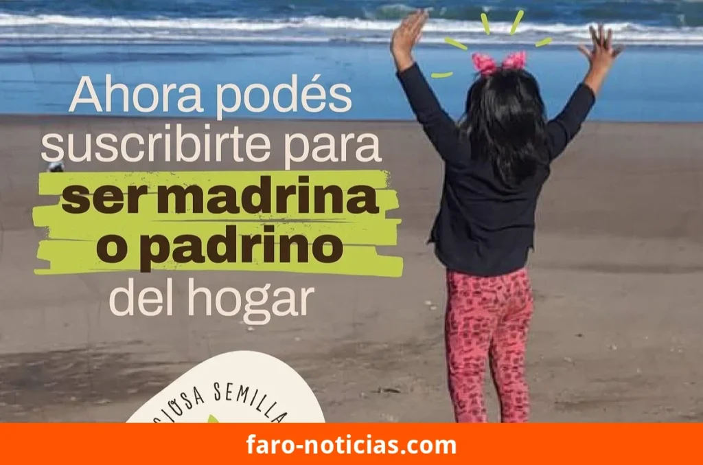 Hogar Preciosa Semilla abre nuevas oportunidades de padrinazgo en Necochea