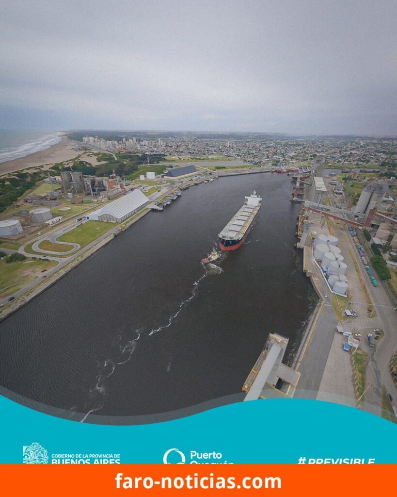 Actividad portuaria de Quequén y Necochea en el inicio de septiembre: volúmenes récord y destinos estratégicos