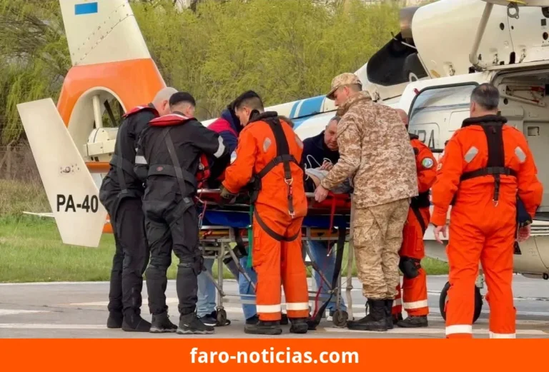Operativo aéreo de la Prefectura Naval para evacuar a tripulante portugués a 230 millas náuticas de la costa