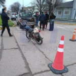 Accidente en Avenida 58 y Calle 47: motocicleta robada colisiona con camioneta y es detenido el conductor