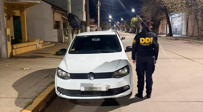 DDI Necochea incauta vehículo, municiones y objetos personales vinculados a robo agravado