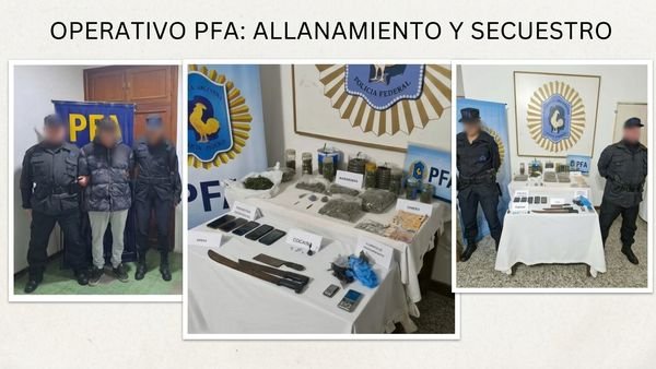 Policía Federal allana predio industrial usurpado en Calle 14 y detiene a hombre de 34 años