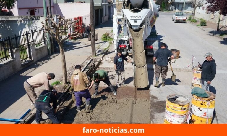 Municipalidad de Necochea avanza con el plan de bacheo urbano y mejora del drenaje pluvial