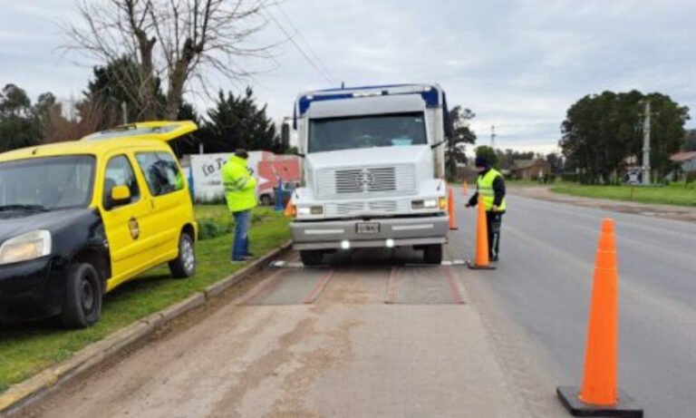 Vialidad Provincial realiza controles de peso en rutas 227, 55 y 88 del Partido de Lobería