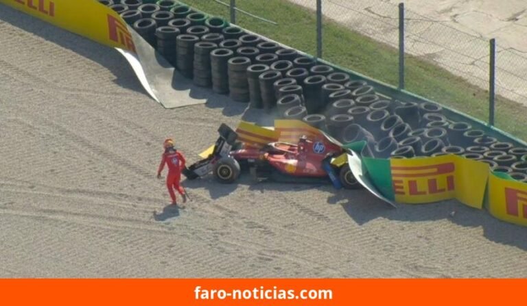 Accidente de Charles Leclerc en Monza obliga a Ferrari a retirarse del Gran Premio de Italia 2026