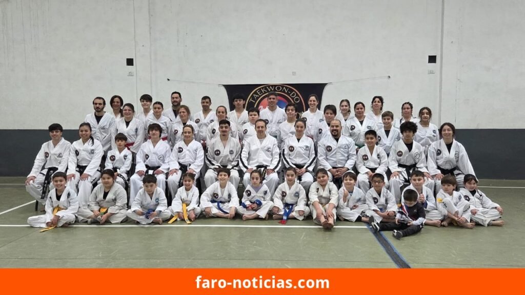 Juan Manuel del Valle lideró una master class de Taekwon-Do en Balcarce