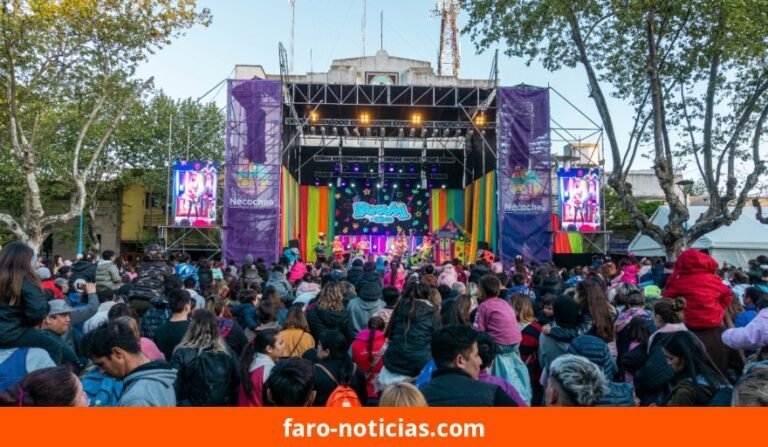 Necochea reprograma los festejos por sus 145 años para el 21, 22 y 23 de noviembre en Plaza Dardo Rocha