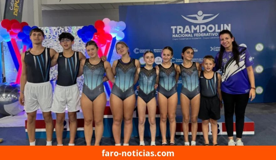 Actitud Acro de Necochea conquista títulos y podios en el Campeonato Nacional de Trampolín 2026 en Catamarca