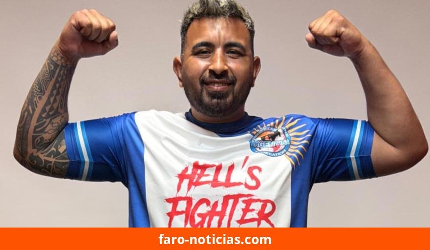 El necochense Juan “La Parka” Bernal representa a Argentina en el Mundial de kickboxing en Colombia