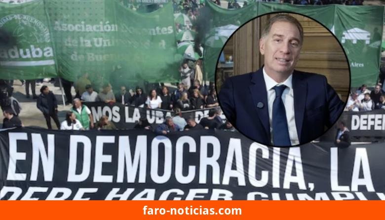 La Justicia multó a Diego Santilli por incumplir la Ley de Financiamiento Universitario