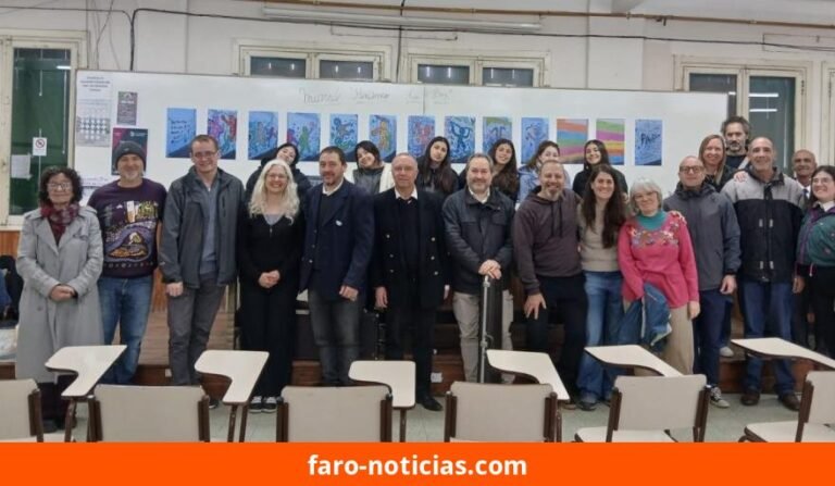 Presentaron el mural colectivo “Pintando la paz” en el acceso a la Escollera Norte de Quequén