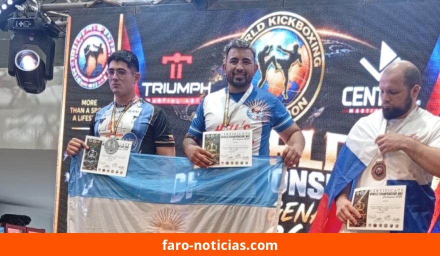 Juan “La Parka” Bernal: doble campeón mundial de kickboxing desde Necochea