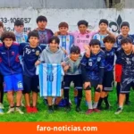 Infantiles de Defensores de Quequén rinden homenaje a Lionel Messi
