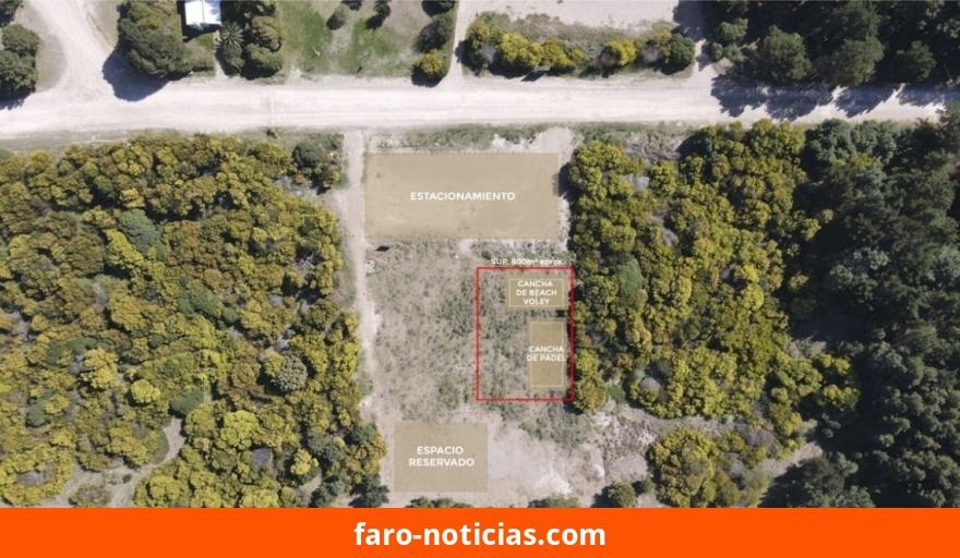 San Cayetano licita un predio en el balneario para instalar canchas de pádel y beach vóley