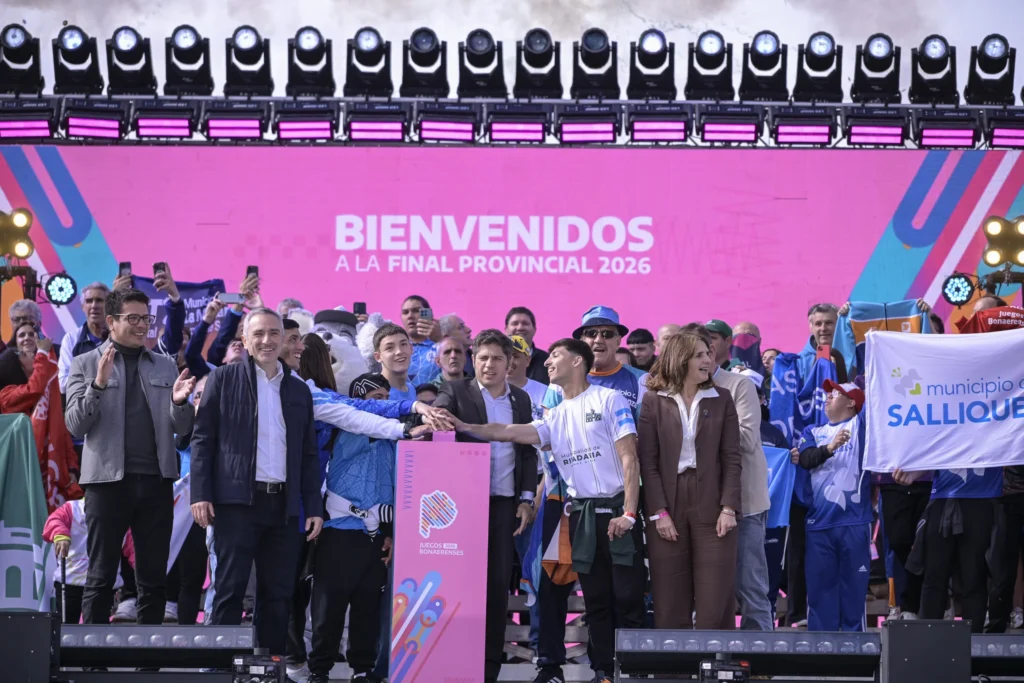 Axel Kicillof inaugura la fase final de los Juegos Bonaerenses 2026 en Mar del Plata