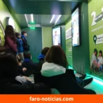 El camión interactivo de Larti Innova llega a la Plaza Dardo Rocha de Necochea para estudiantes secundarios