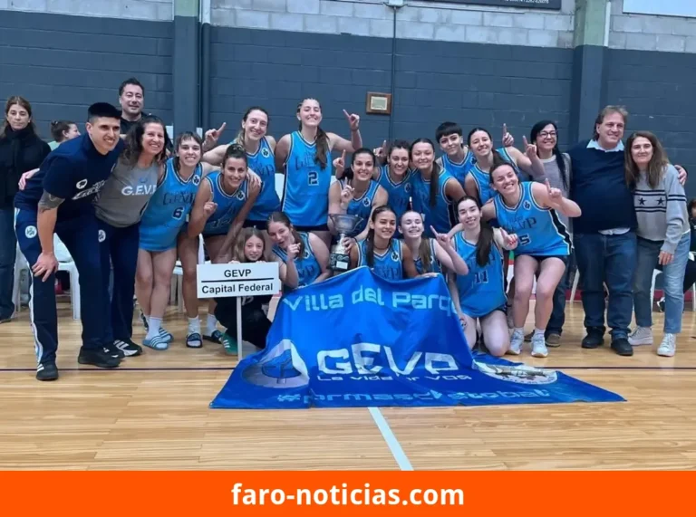 Gimnasia y Esgrima de Villa del Parque se corona bicampeón de la Liga Nacional Femenina de Cestobol en Necochea