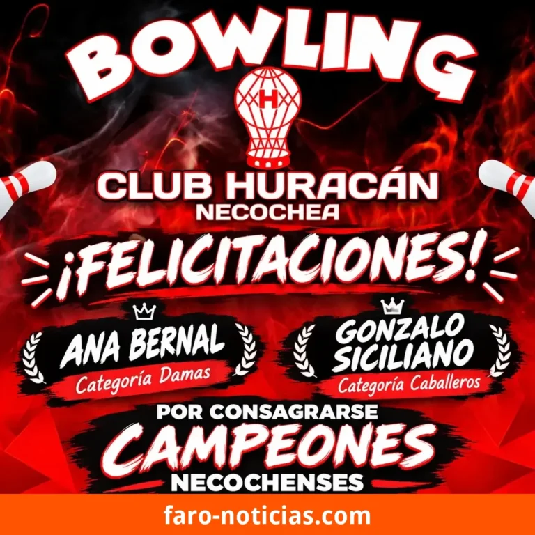 Bowling necocheano: los campeones se preparan para el Campeonato Argentino