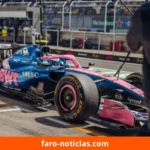 Franco Colapinto arranca penúltimo en el GP de EE UU tras sanción de 10 puestos