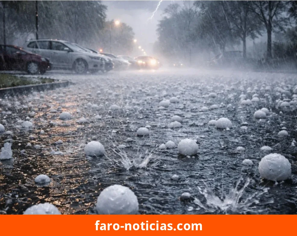 Defensa Civil de Necochea emite alerta por tormentas intensas con riesgo de granizo