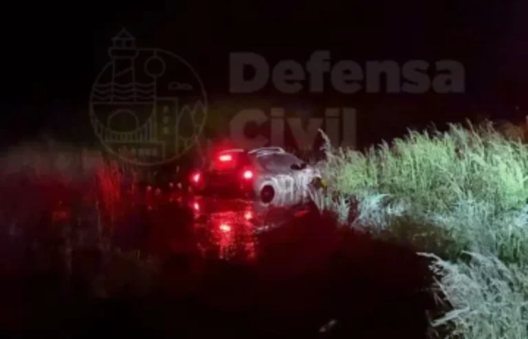 Derrame de cereal causa derrape en Ruta 228: conductor ileso y operativo de limpieza