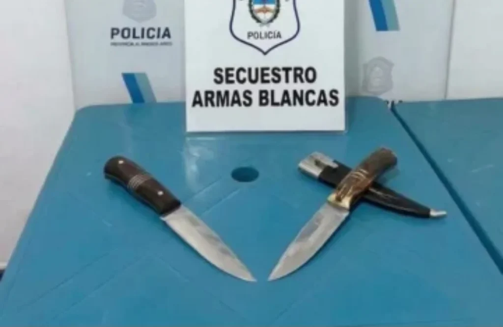 Policía de Necochea allanó vivienda por amenaza de muerte con cuchillo en la intersección 50 y 139