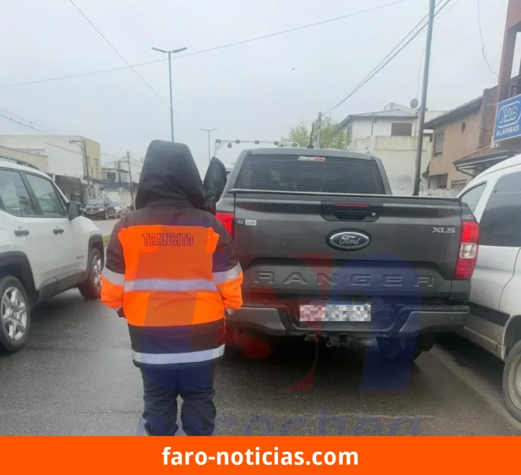 Tránsito secuestró una camioneta en Necochea: el conductor estaba inhabilitado hasta 2027