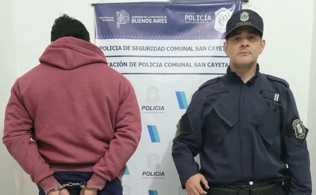 Detienen a hombre de 33 años por violar medida cautelar y huir de la Policía en San Cayetano