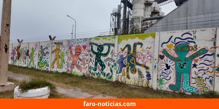 Inauguran en Quequén el mural “Pintando la Paz” para promover el diálogo y el desarme