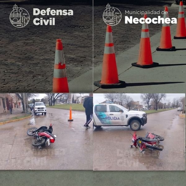 Accidente vial en la intersección de Av. 58 y Calle 73: respuesta coordinada de la municipalidad y fuerzas de seguridad