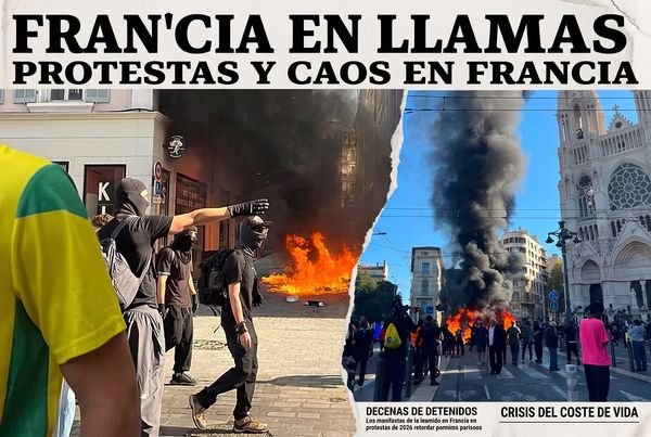 Violentas protestas en Francia contra la crisis del coste de vida y la subida de combustibles