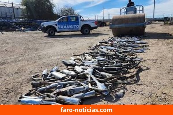 Nueva Necochea impulsa ordenanza para prohibir escapes libres y destruir caños decomisados