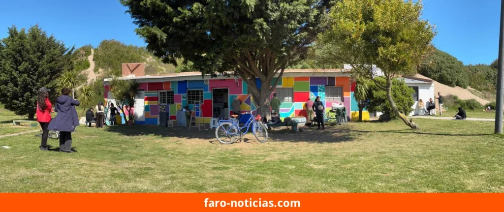 Inauguran mural comunitario en la sede de la Comisión Vecinal Playas de Quequén