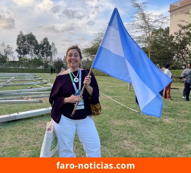 Angie Ferrazzini lleva a Necochea a la Asamblea Mundial de Mercados de Productores en Nairobi