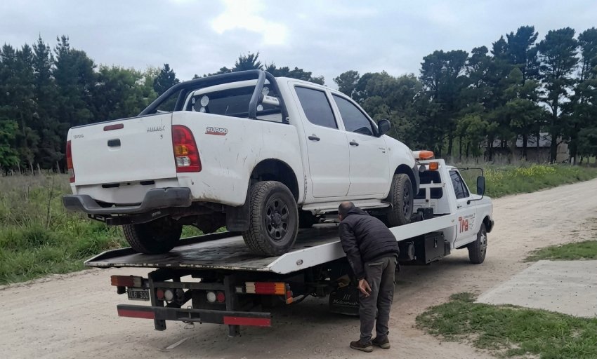 Roban una camioneta en Lobería y la hallan abandonada en Necochea